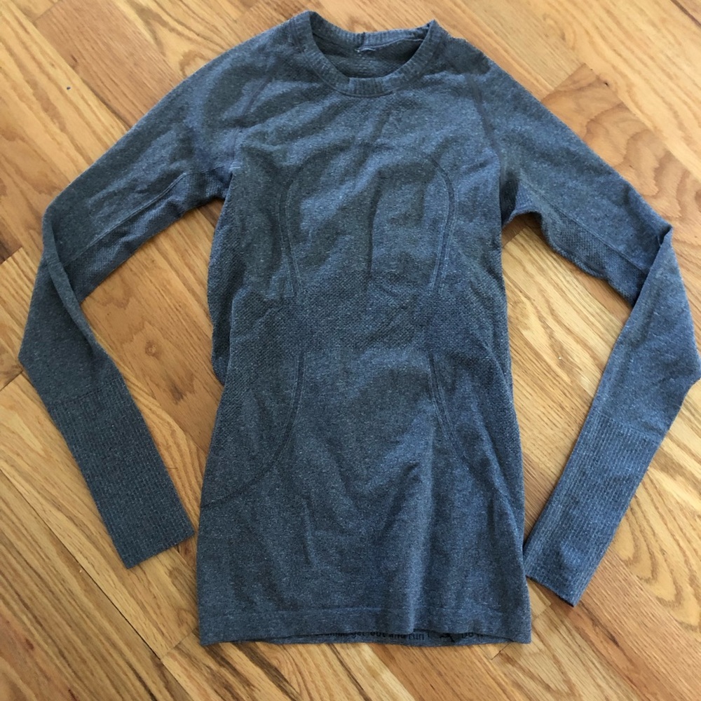 Lululemon Swiftly long sleeve top - heather gray 4